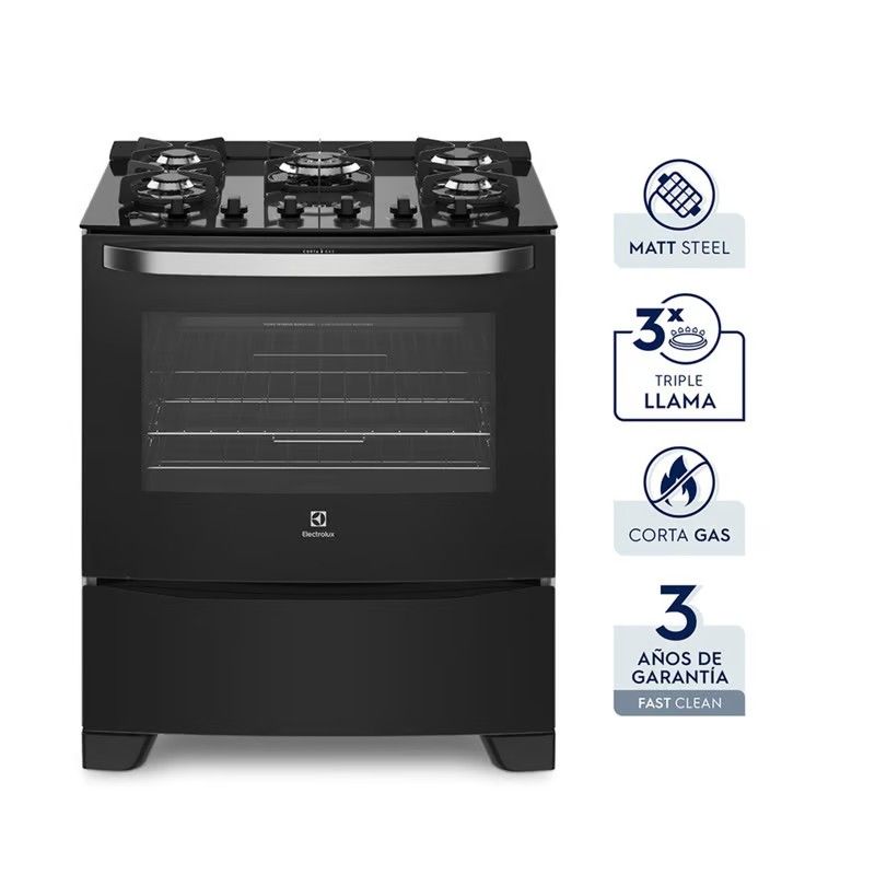 ELECTROL - Cocina Electrolux 5 Hornillas 76GS.