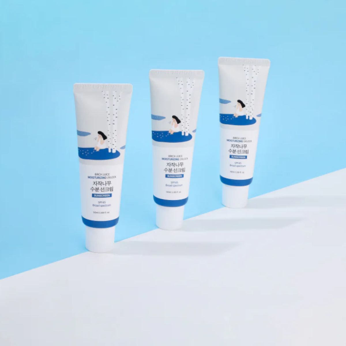 ROUND LAB - Round Lab Birch Juice Moisturizing Sunscreen 3 UNIDADES