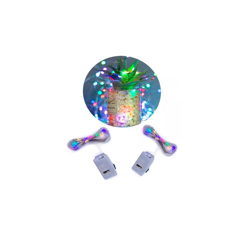 GENERICO - Luces De Hadas Con Pilas Luces De Cadena 3m 30led 3piezas