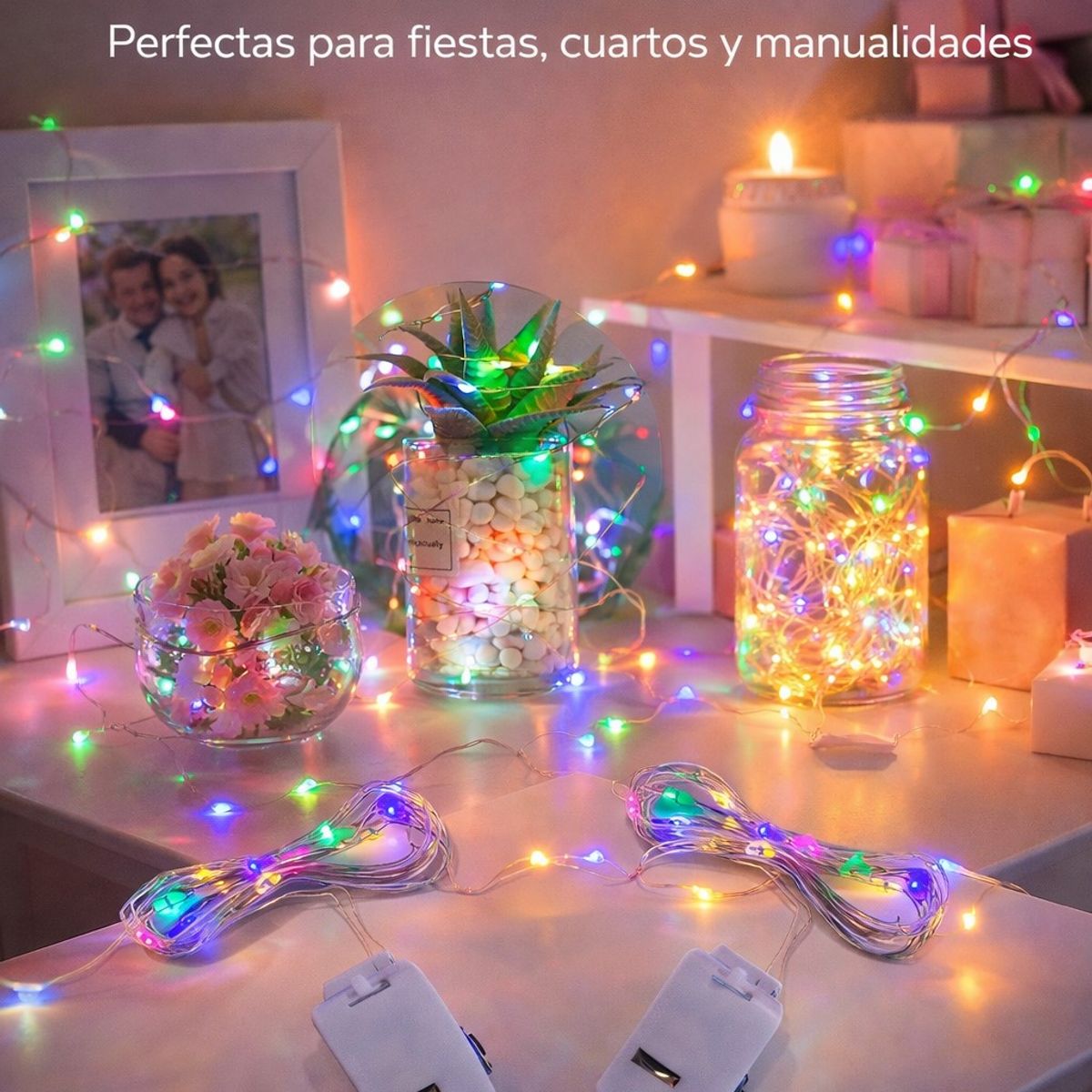 GENERICO - Luces De Hadas Con Pilas Luces De  3m 30led set x 3 piezas