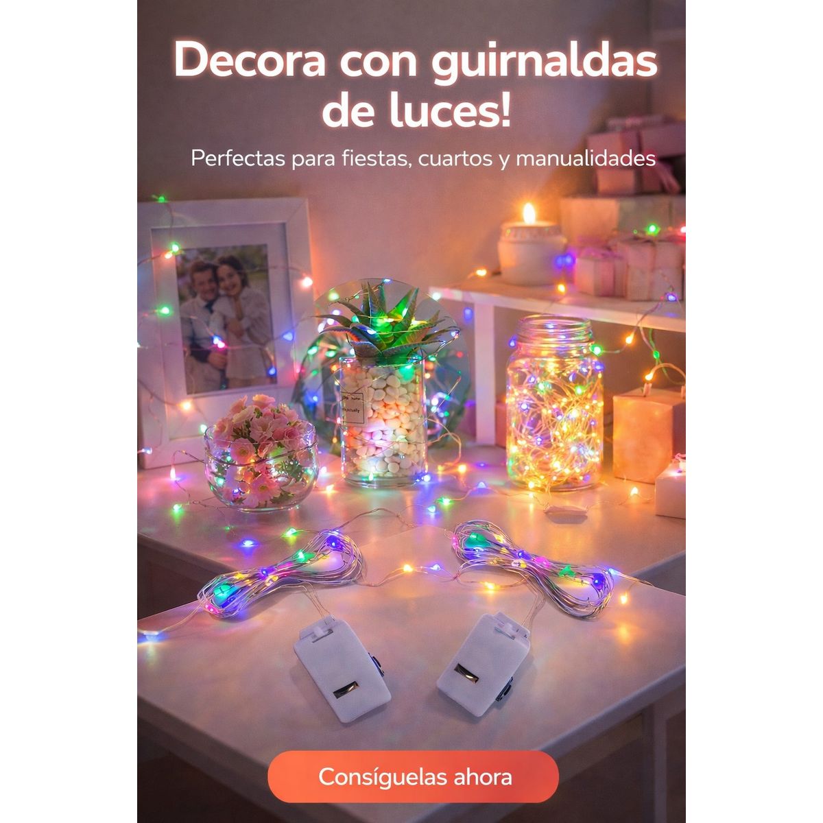 GENERICO - Luces De Hadas Con Pilas Luces De  3m 30led set x 3 piezas