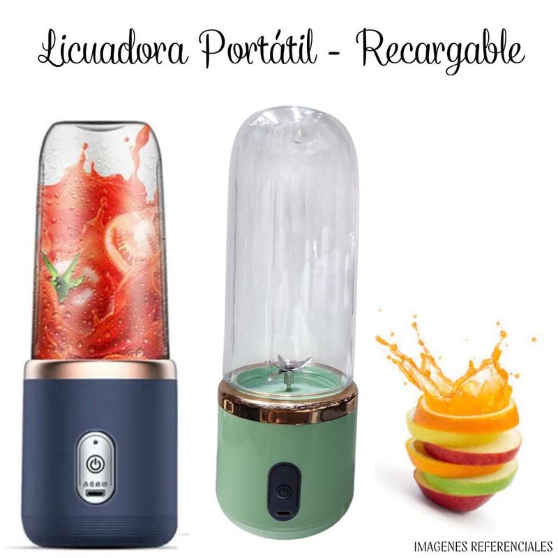 GENERICO - Mini Licuadora Portatil 520 ml - Recargable