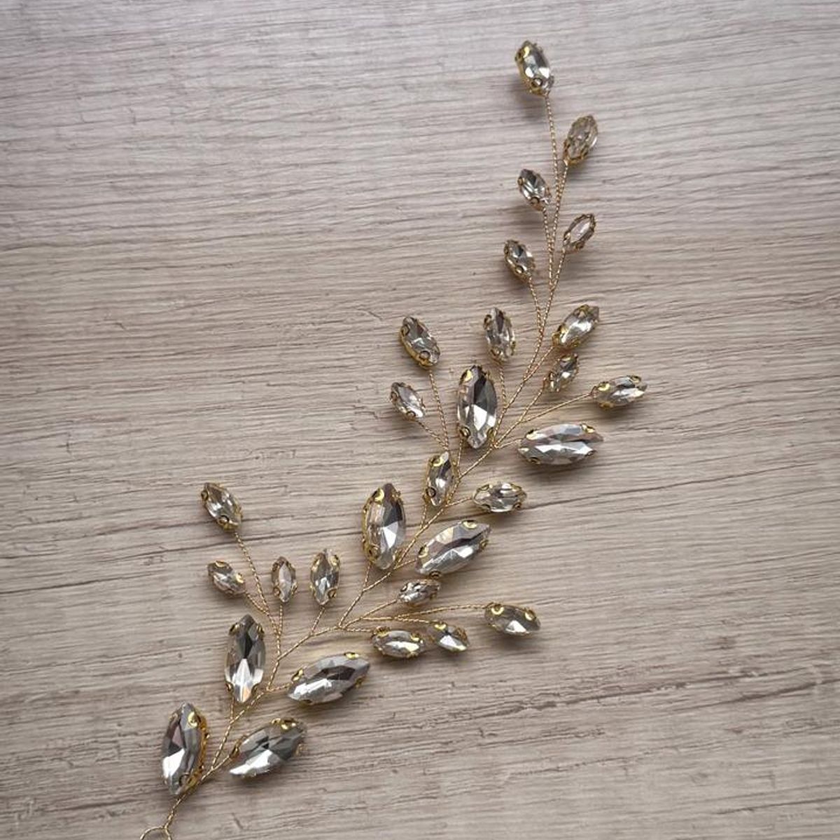 ANADE HANDMADE - TOCADO TIARA ACCESORIO PARA NOVIA