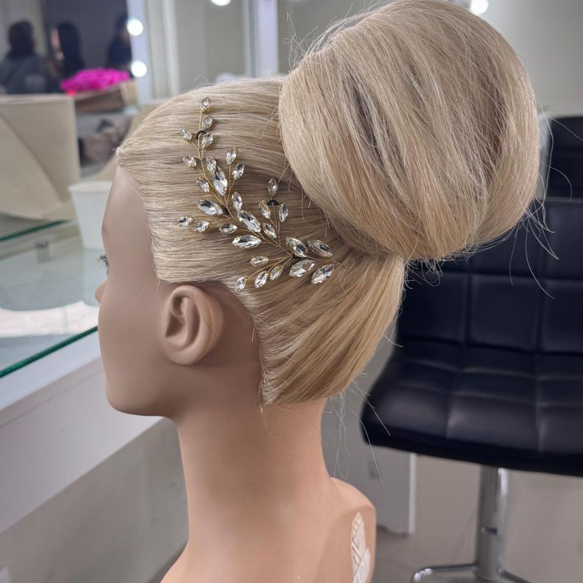 ANADE HANDMADE - TOCADO TIARA ACCESORIO PARA NOVIA