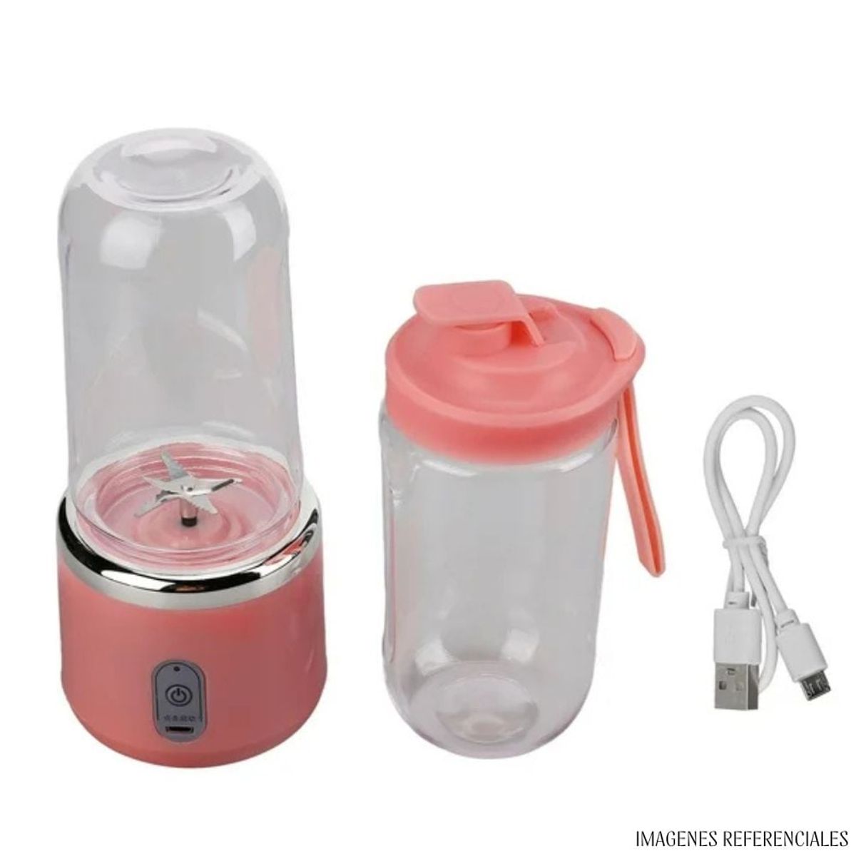 GENERICO - Mini Licuadora Portatil 520 ml - Recargable