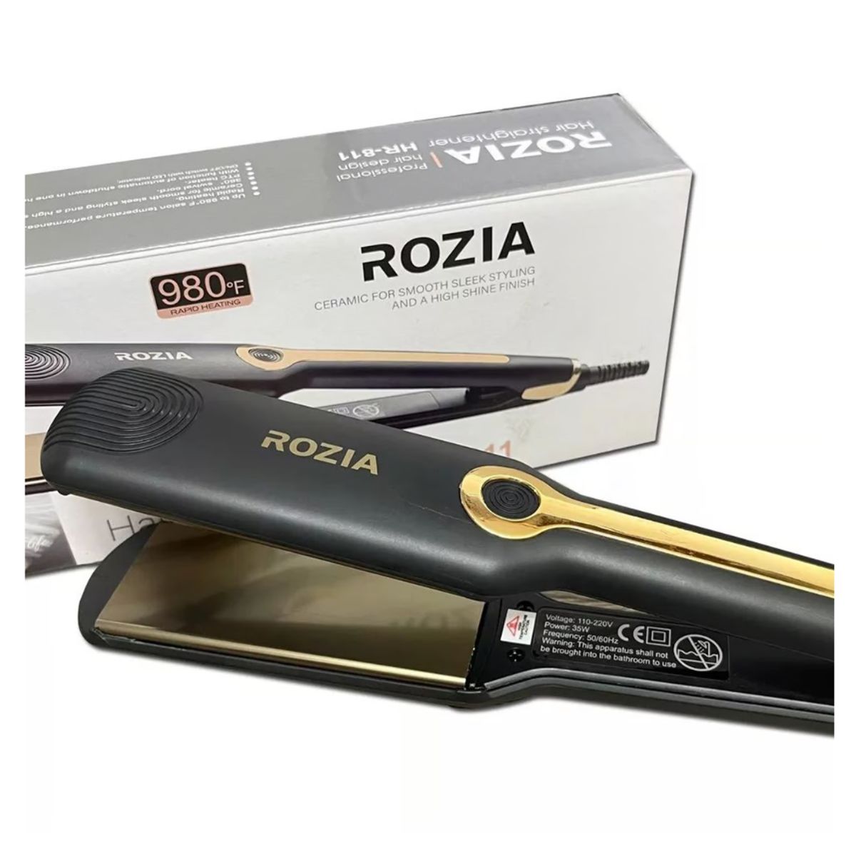 SEISA - Plancha Alisadora Para Cabello Laceadora profesional Rozia hasta 980º