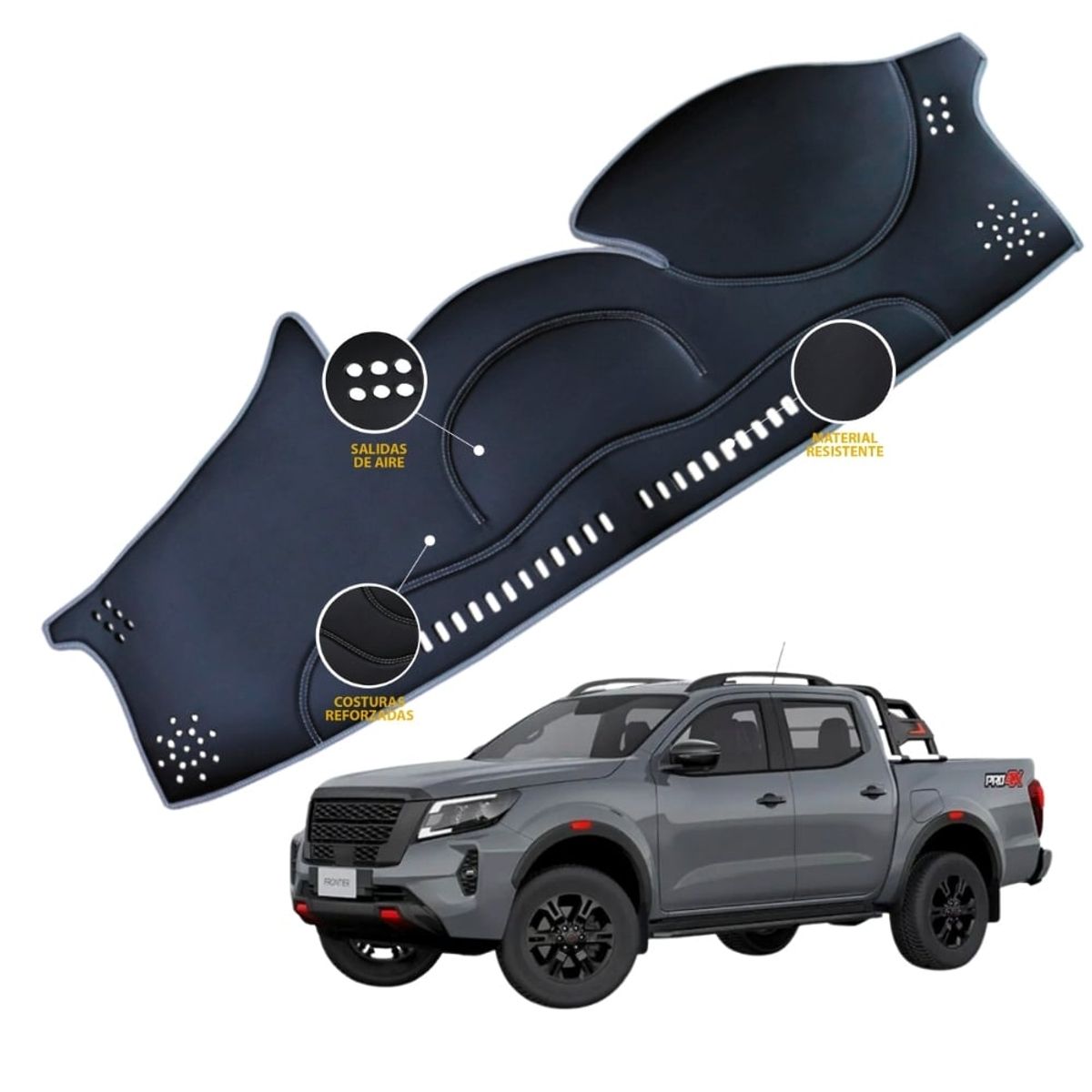 TECGO - PROTECTOR TAPETE DE TABLERO PARA NISSAN FRONTIER 2024