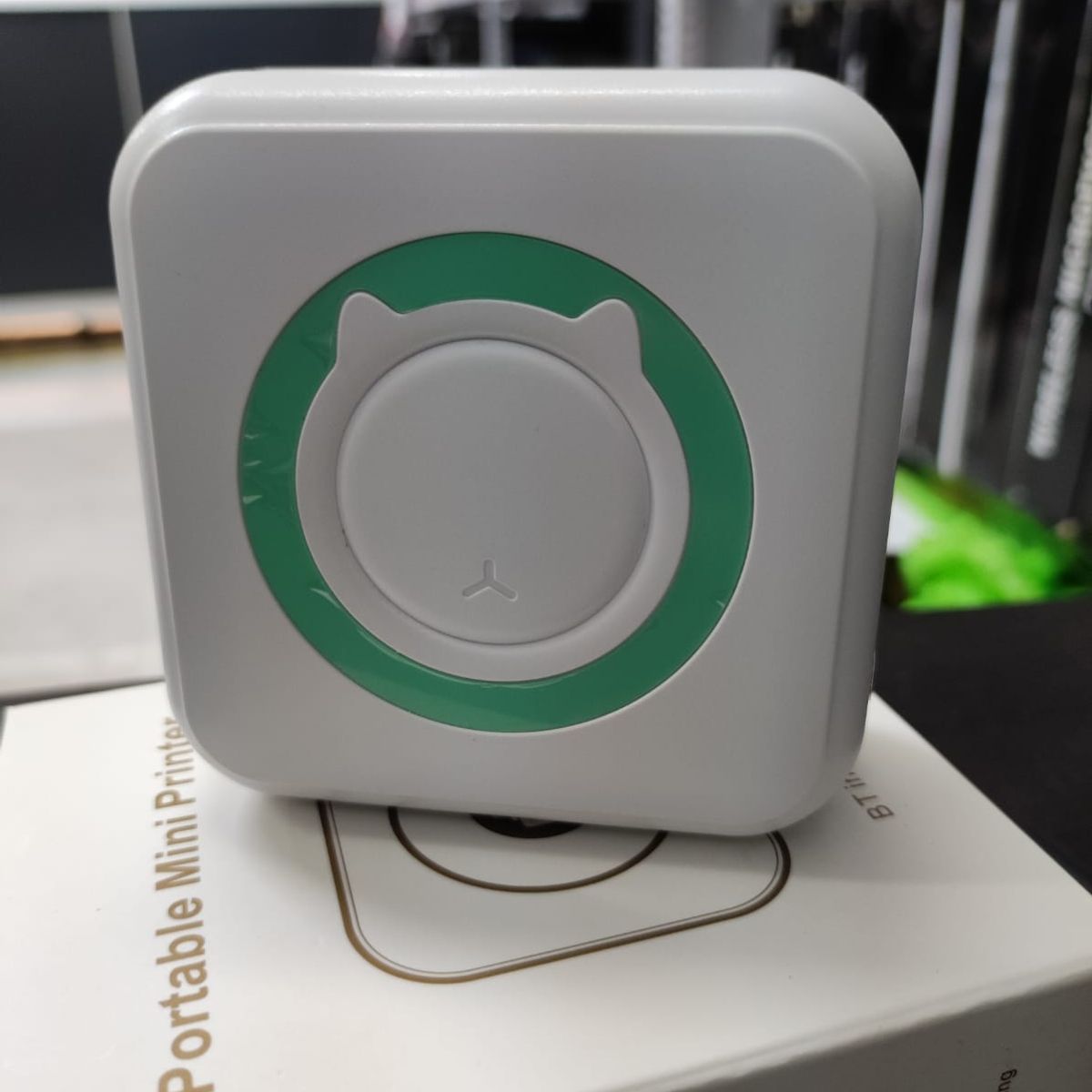 GENERICO - Mini impresora portátil Kawai DYJ-C15 verde con blanco