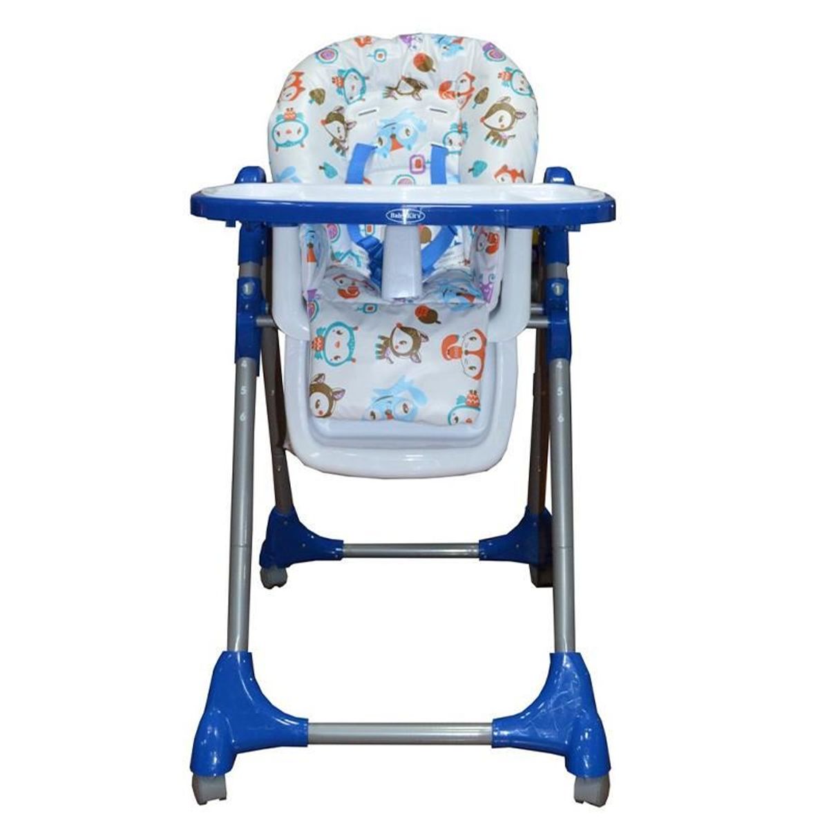 BABY KITS - Silla de Comer Regulable SNACK 6 Niveles - Azul