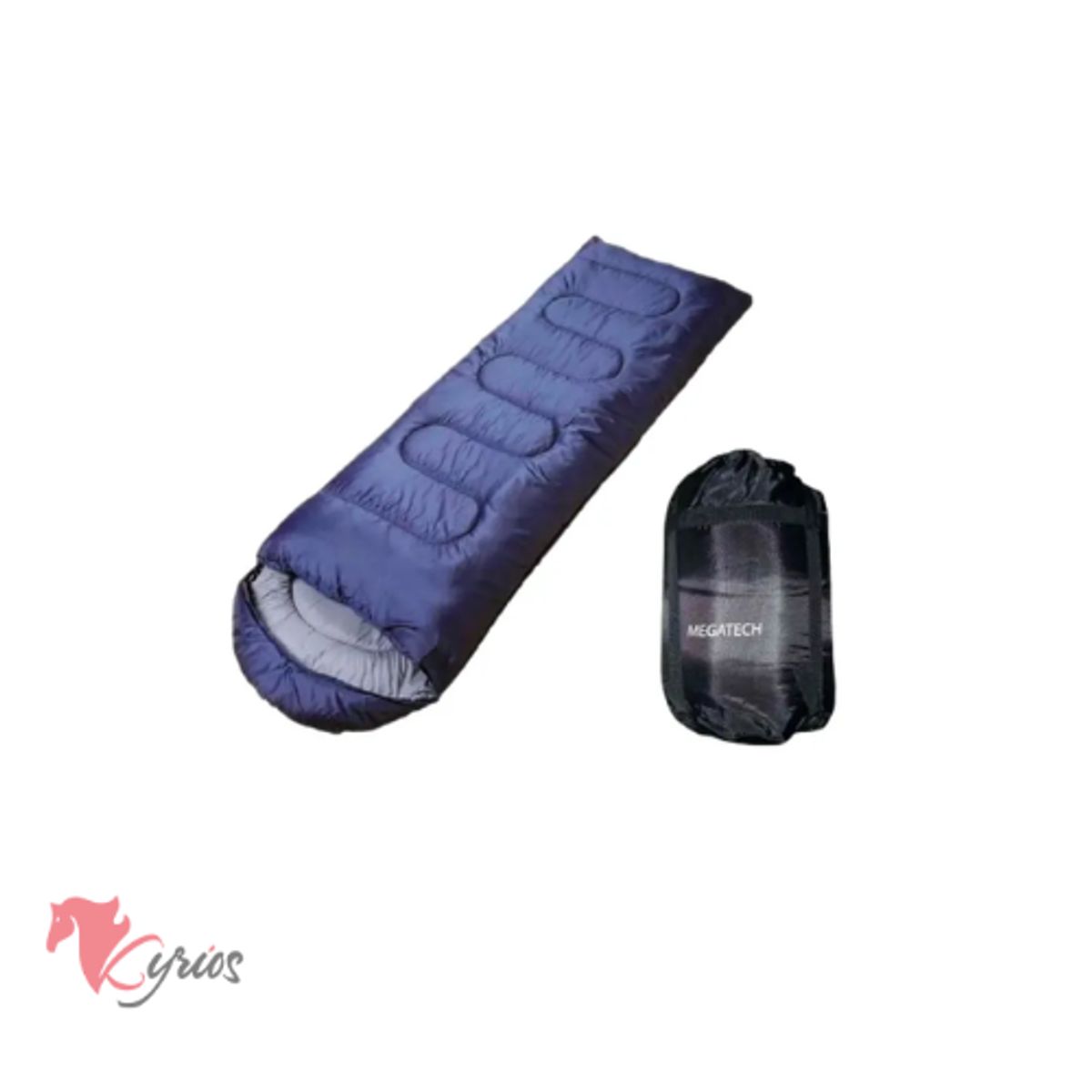 NO LOGO - Carpa Manual De 3 Personas + Bolsa de Dormir 400MG