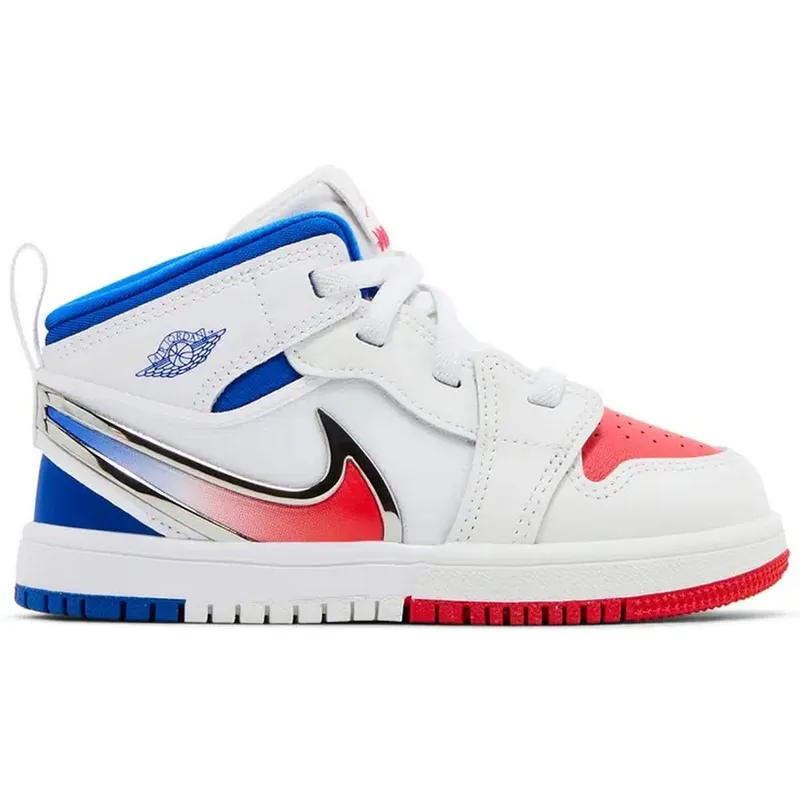 NIKE - Zapatilla Nike Jordan 1 Mid FQ1283-100 Niños