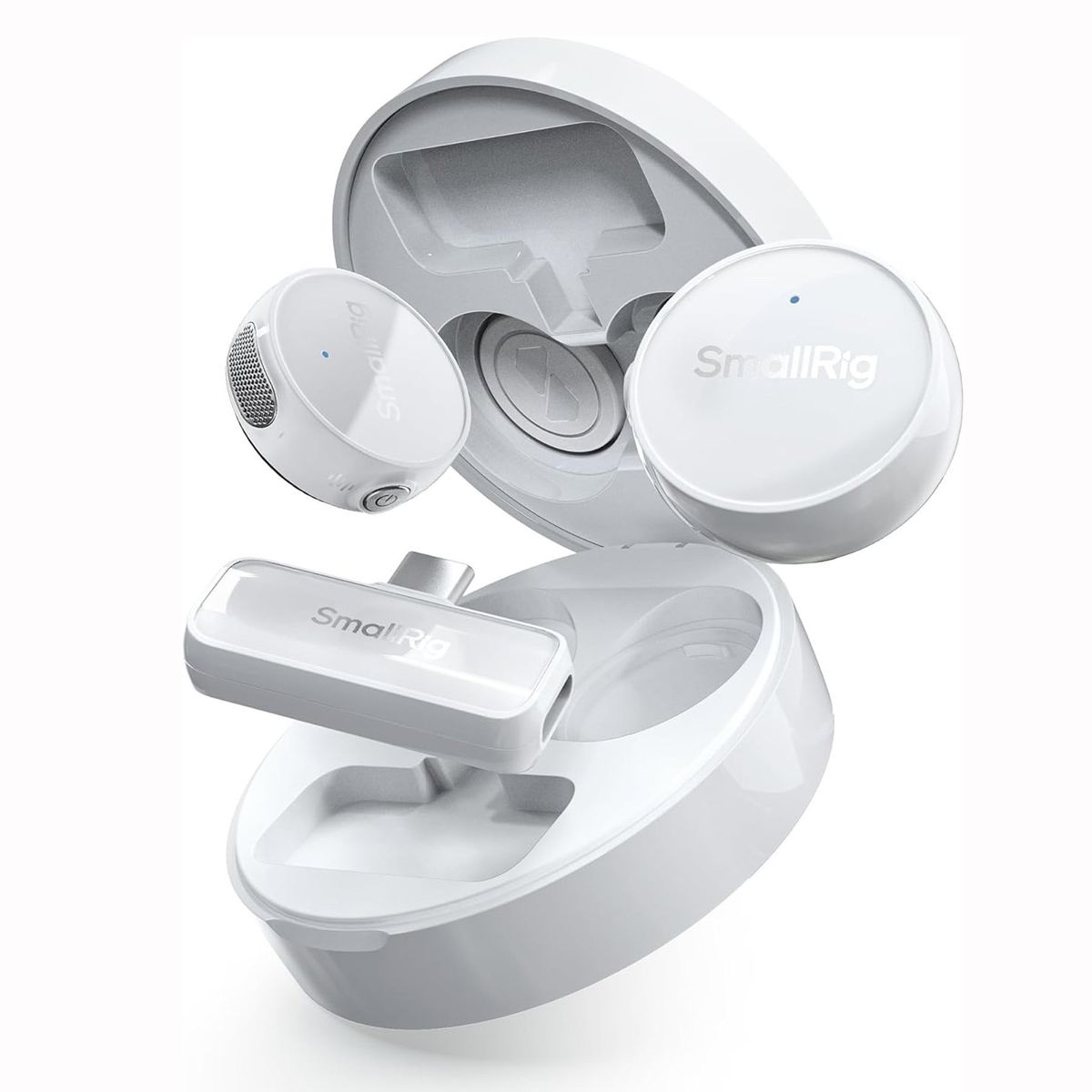 GENERICO - Micrófono Inalámbrico SmallRig S60 para Smartphones USB-C - Blanco