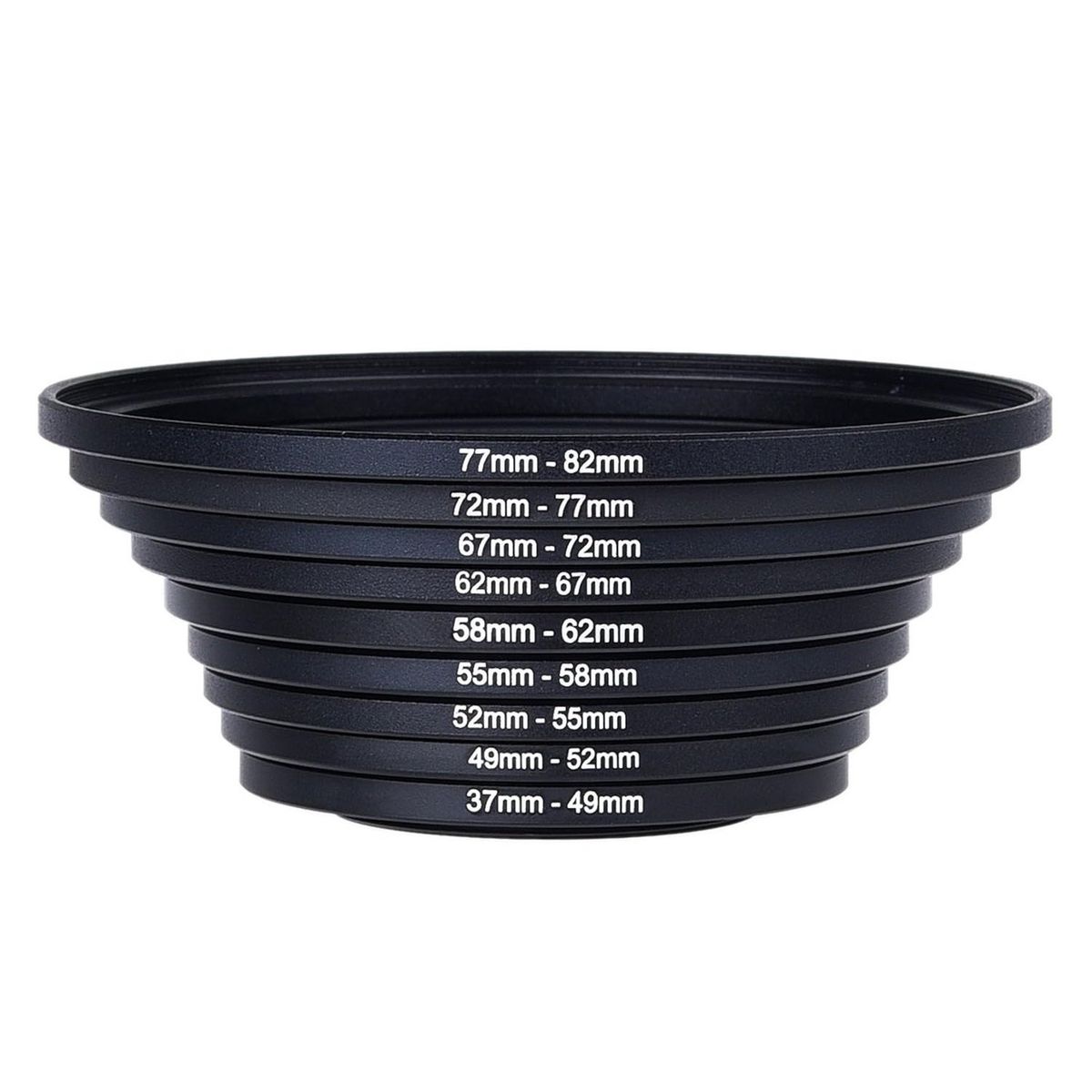 GENERICO - Juego de Anillo Adaptador 37mm a 82mm Step Up