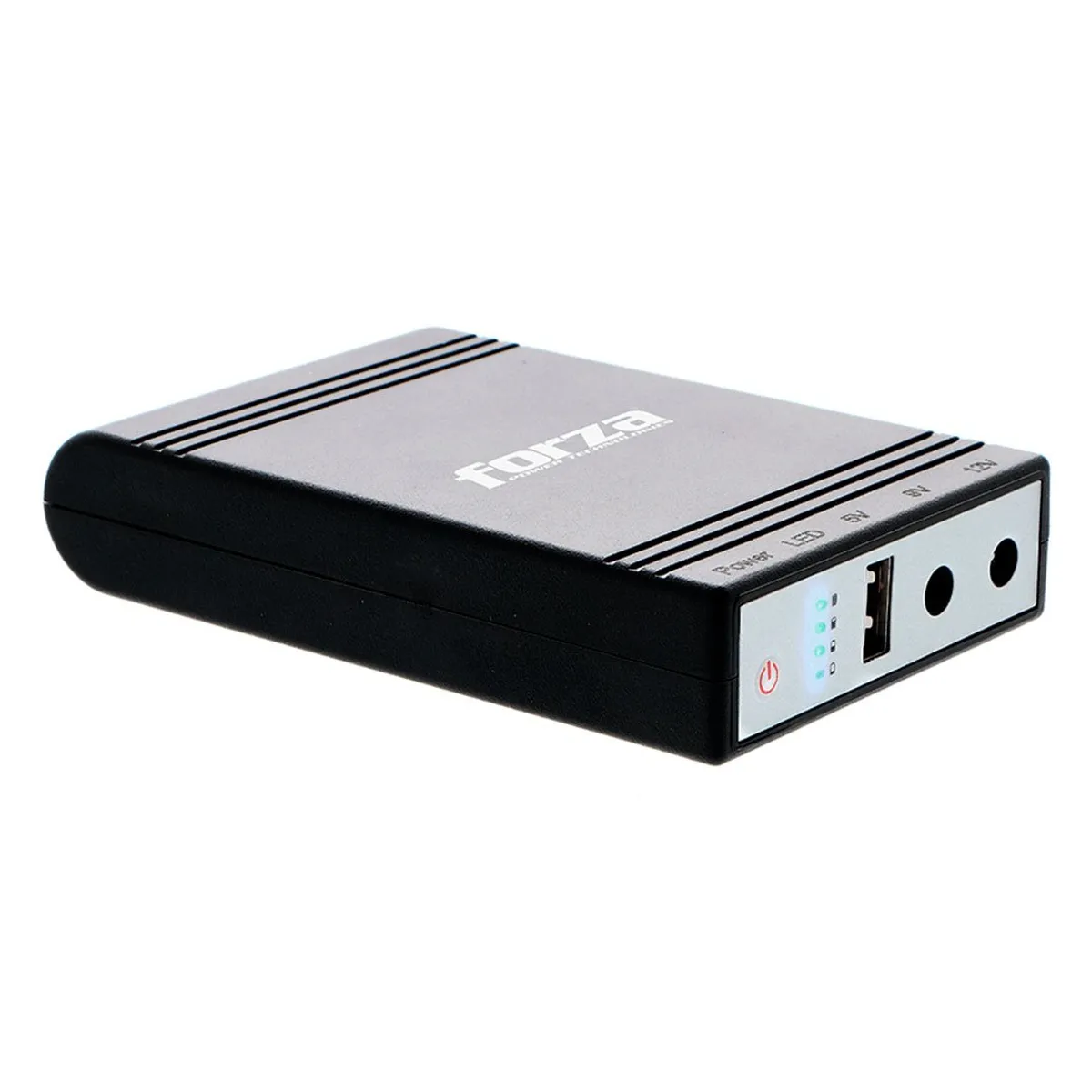 FORZA - FORZA DC-140USB Mini UPS portátil 24W salidas de 5912VCC