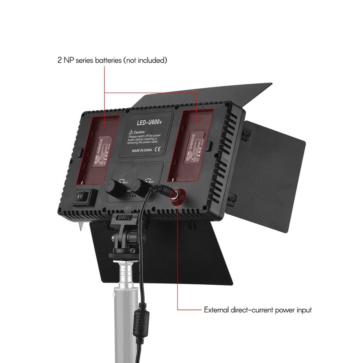 GENERICO - Lampara led BICOLOR 600 led + Fuente