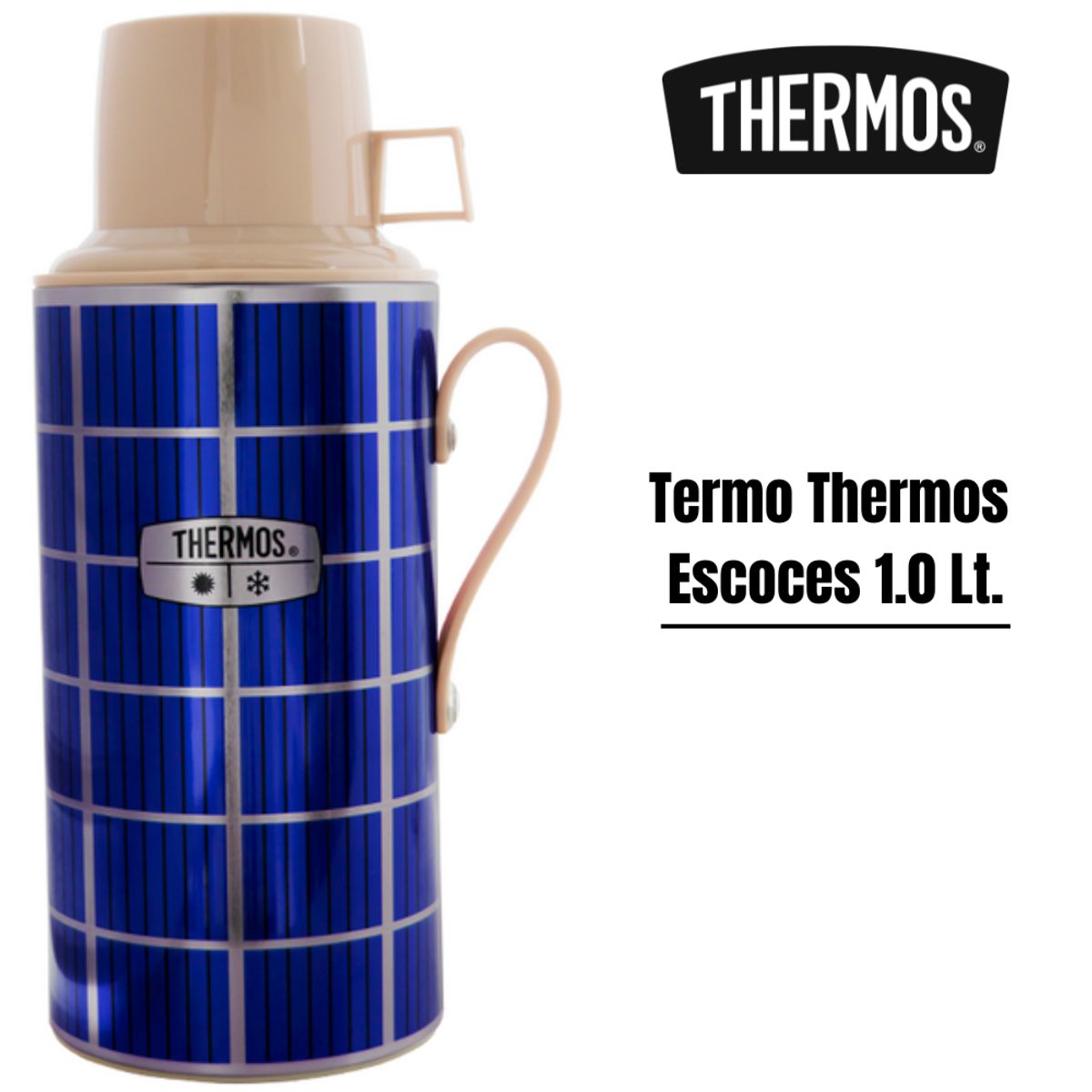 THERMOS - Termo Thermos Escoces 1 Lt. – Azul