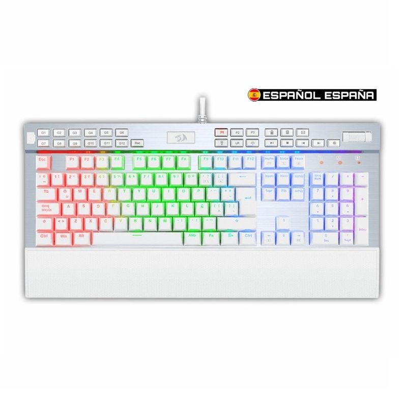 REDRAGON - Redragon - Teclado Yama K550 RGB Switch Purple España White