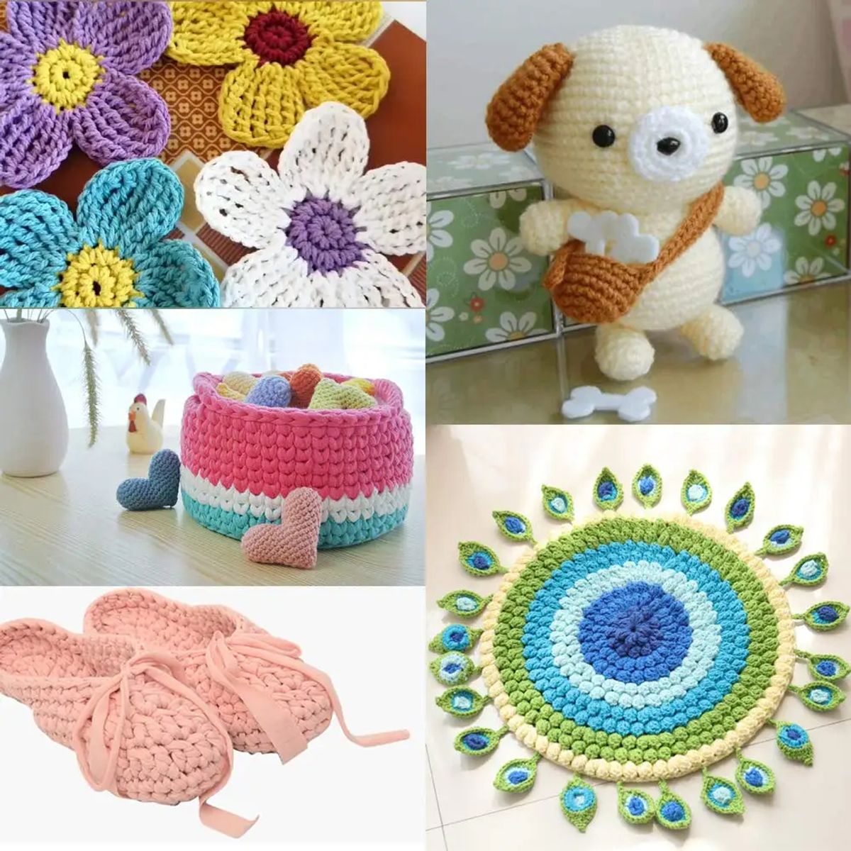 GENERICO - KIT DE TEJIDO A CROCHET Y ACCESORIOS DE 127 PIEZAS