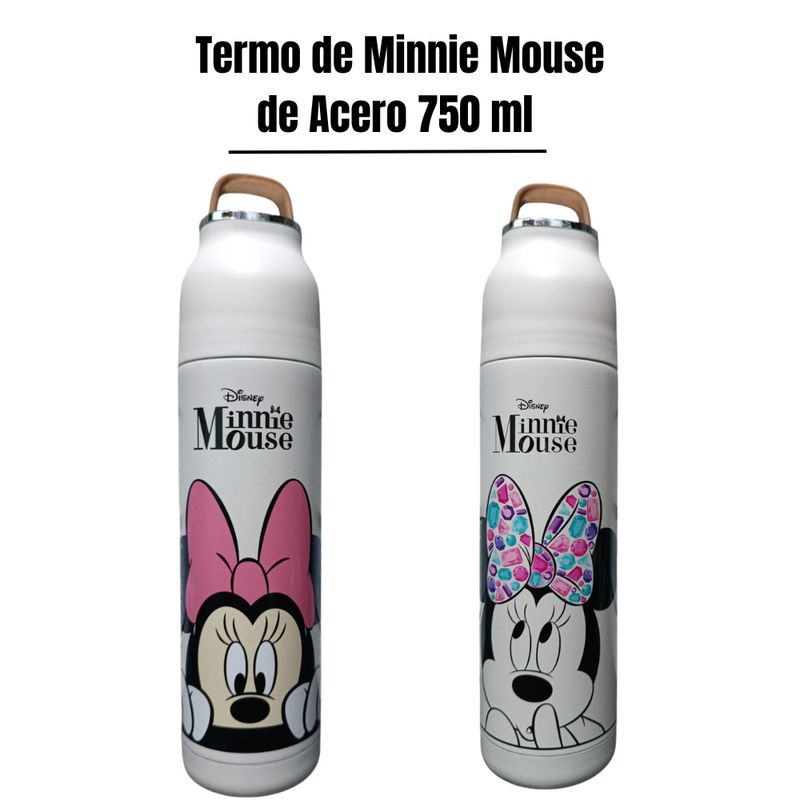 ROMAX - Termo Disney Minnie Mouse Acero de 750 ml