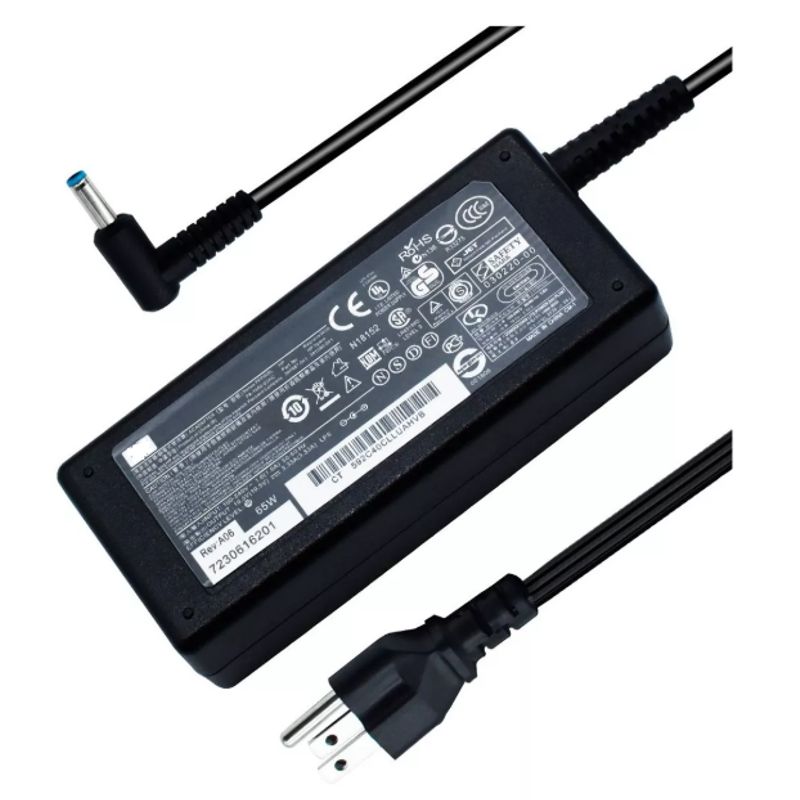 GENERICO - Cargador Para Laptop  Hp Envy   Punta Azul 19.5v 3.33a