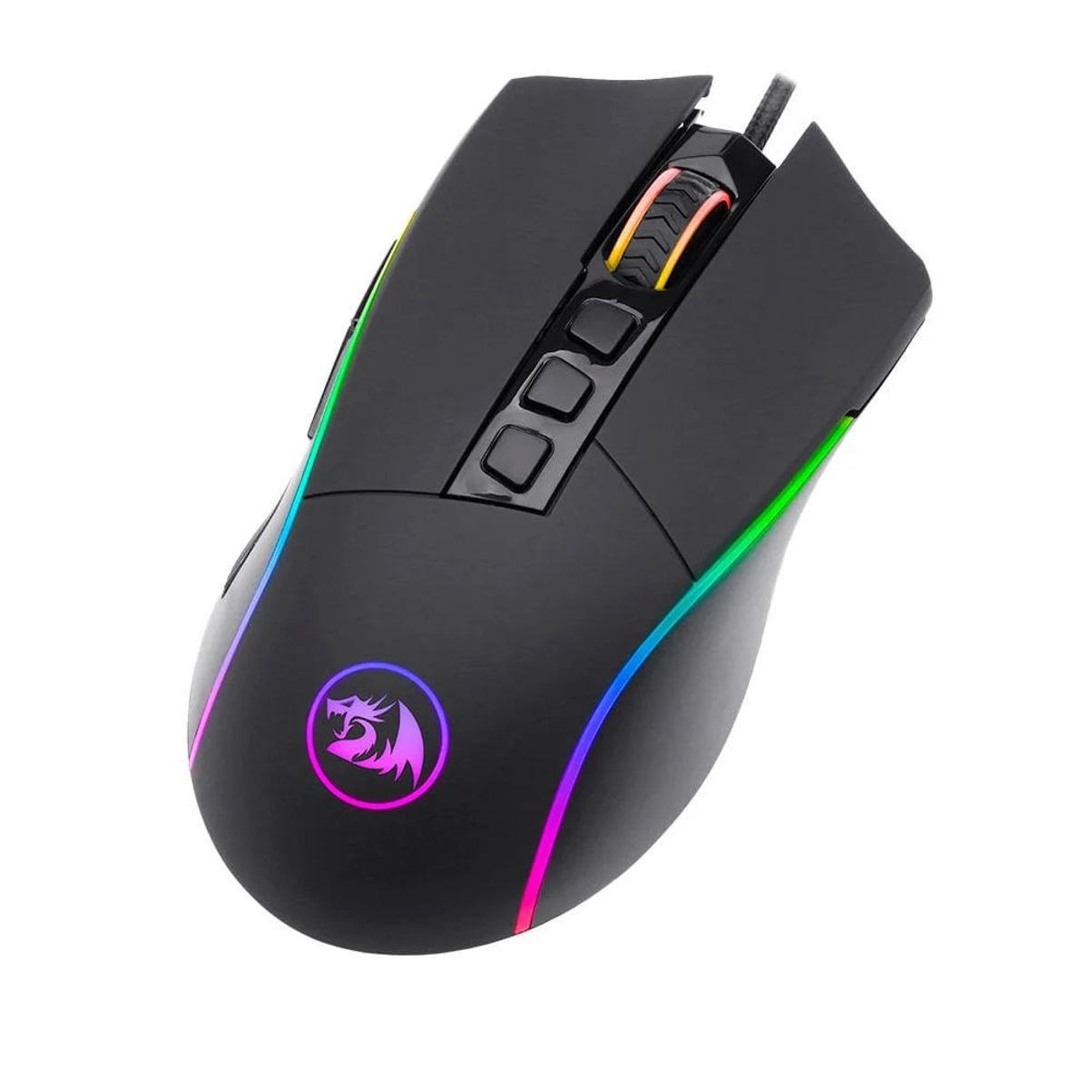 REDRAGON - Mouse Redragon Gaming Lonewolf G105 Rgb Usb, 8000dpi 8 Botones