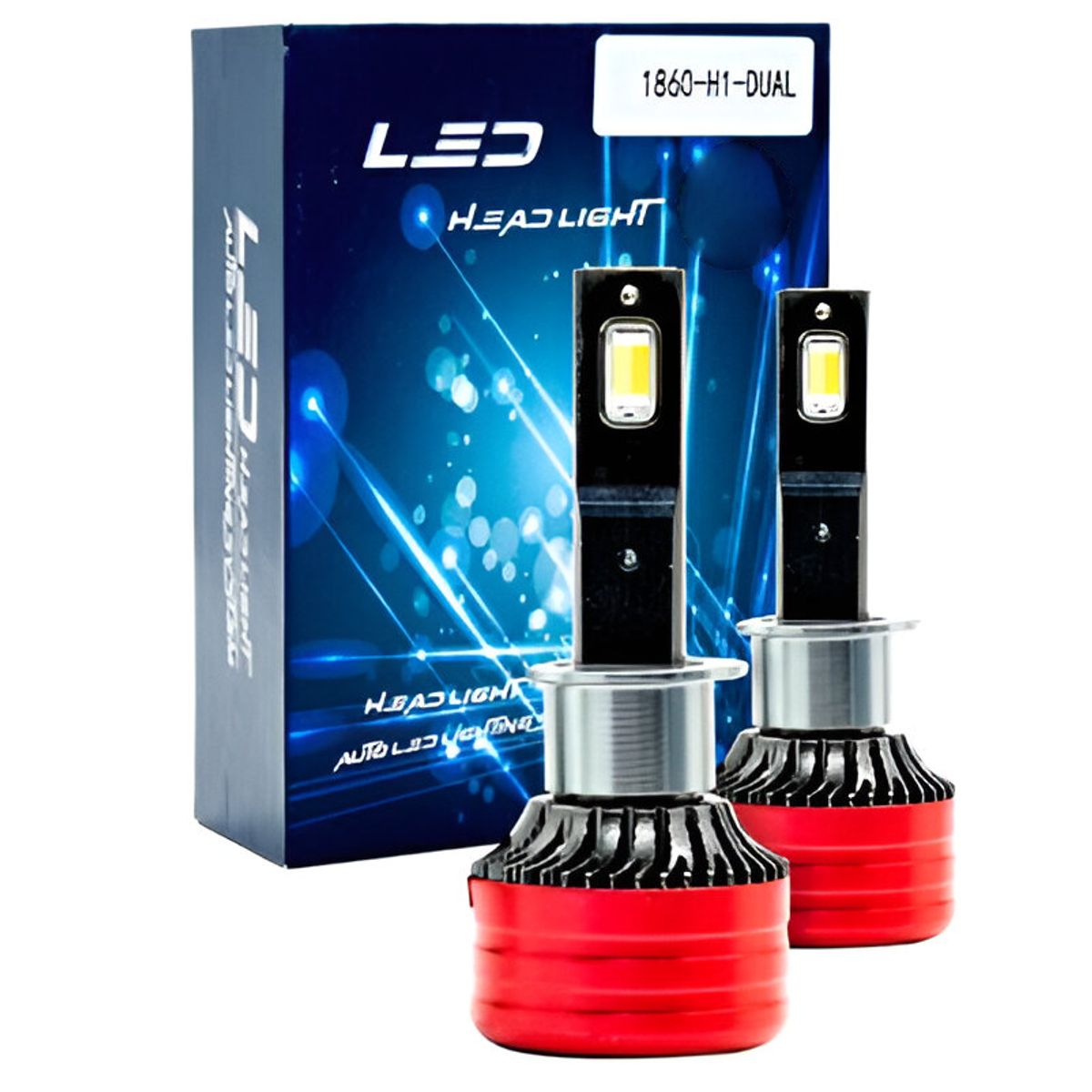 GENERICO - Foco Led H1 DUAL C/ VENTILADOR  Blanco +Ambar