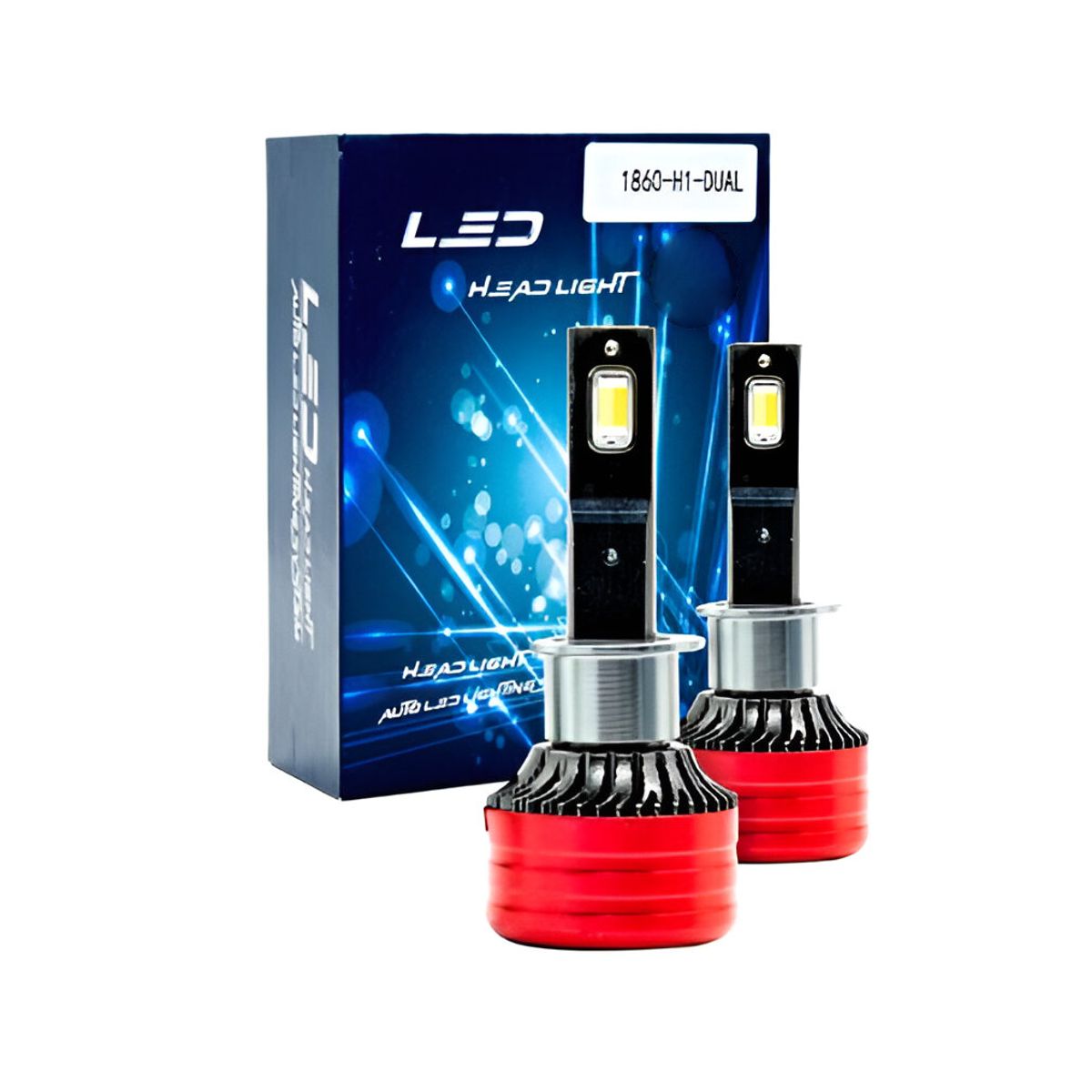 GENERICO - Foco Led H1 DUAL C/ VENTILADOR  Blanco +Ambar