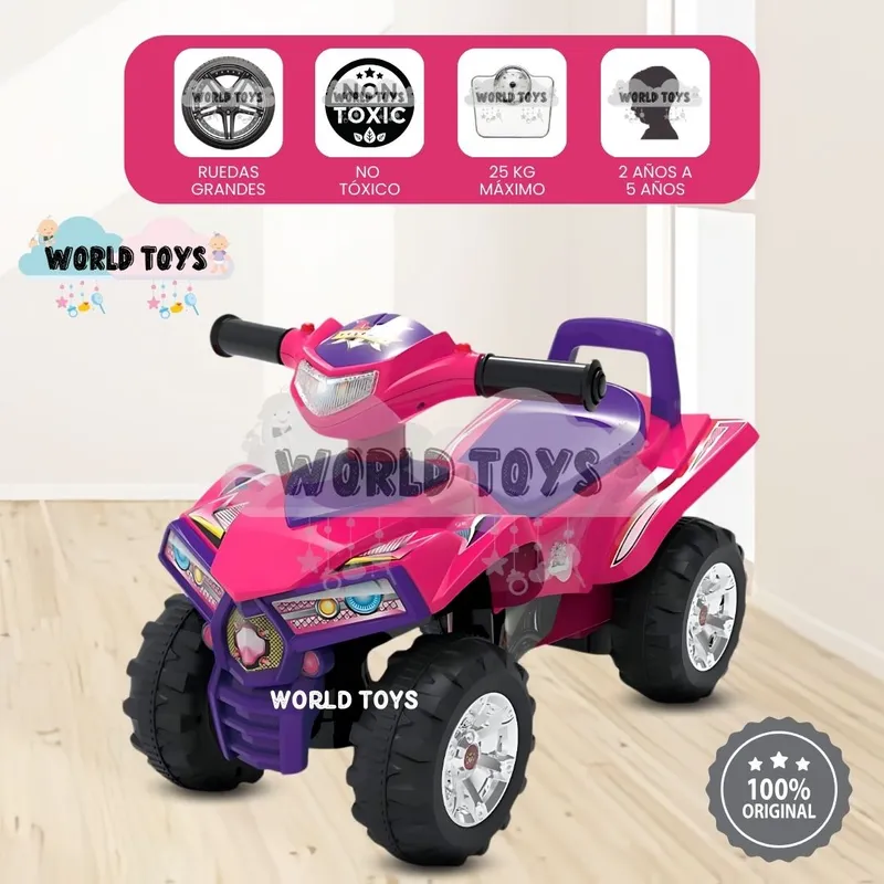 KINGDOM - Correpasillo Montable Kingdom «BABY EXPLORER» Pink Dark