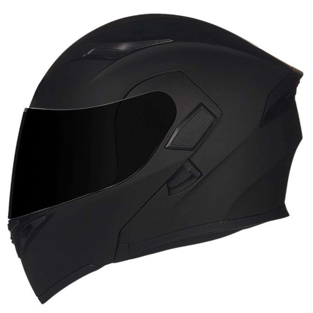CES - CASCO MOTO CES ABATIBLE NEGRO MATE DOT L