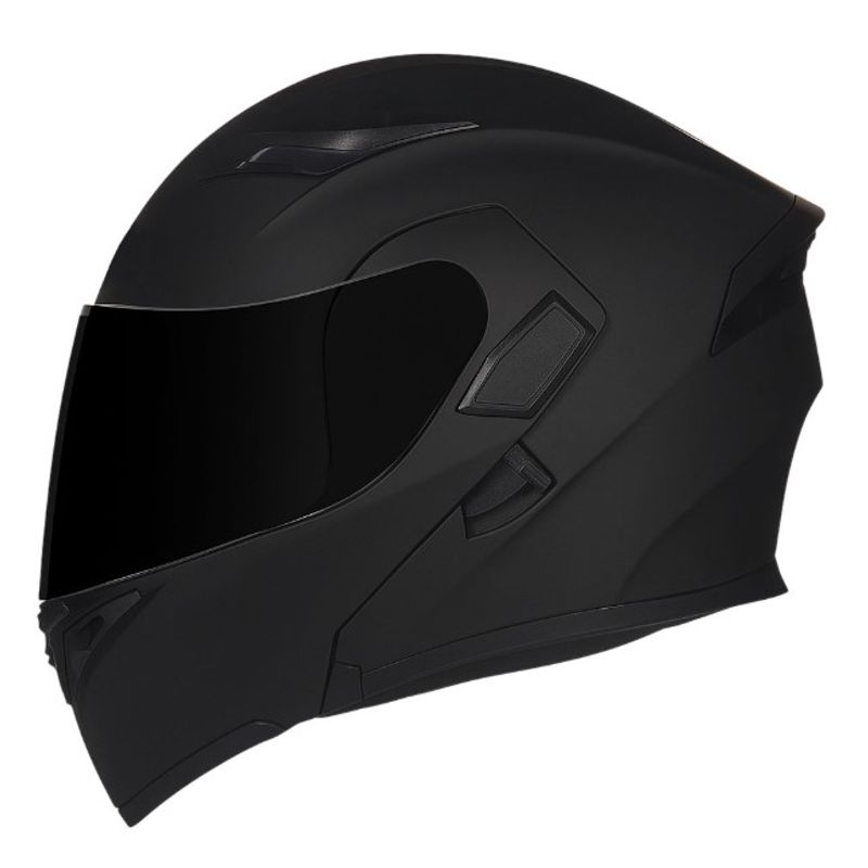 CES - CASCO MOTO CES ABATIBLE NEGRO MATE DOT L