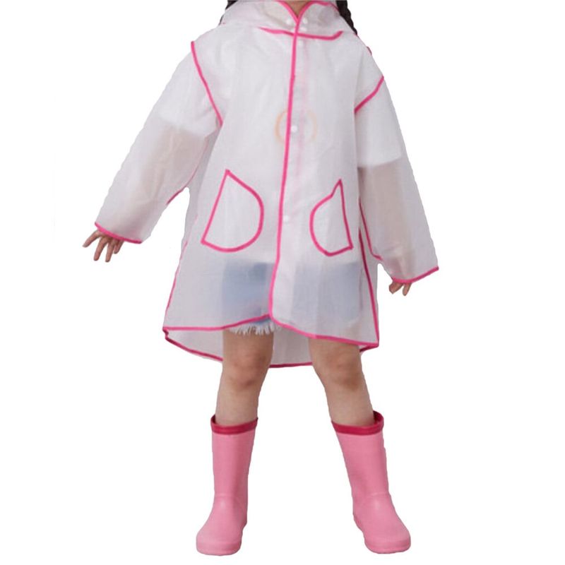 GENERICO - IMPERMEABLE TRENDY PARA NIÑAS ROSA