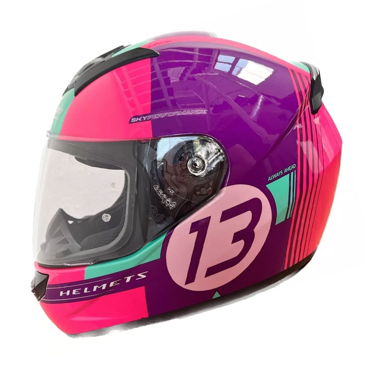 LS2 - CASCO MOTO LS2 CRON FF352 ROSA FUCSIA