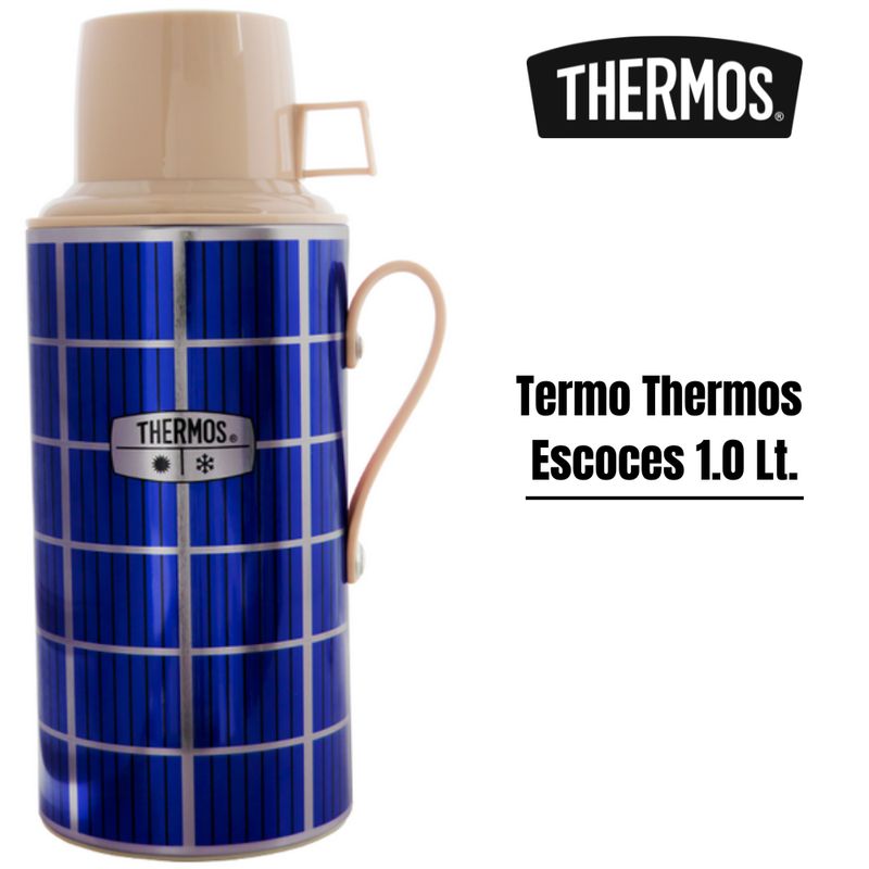 THERMOS - Termo Thermos Escoces 1 Lt. – Azul