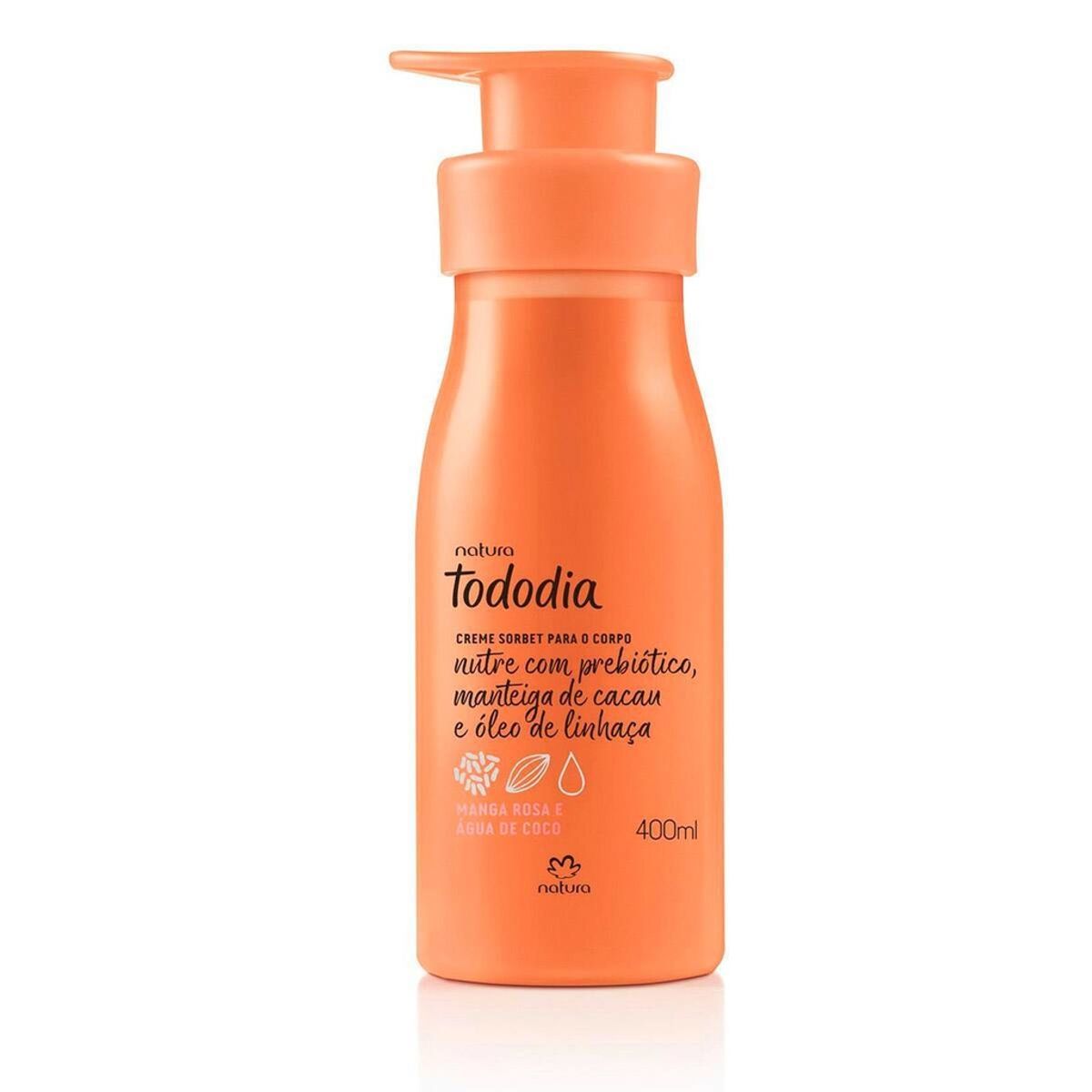 NATURA - Crema Hidratante Mango rosa y agua de coco 400ml tododia Natura