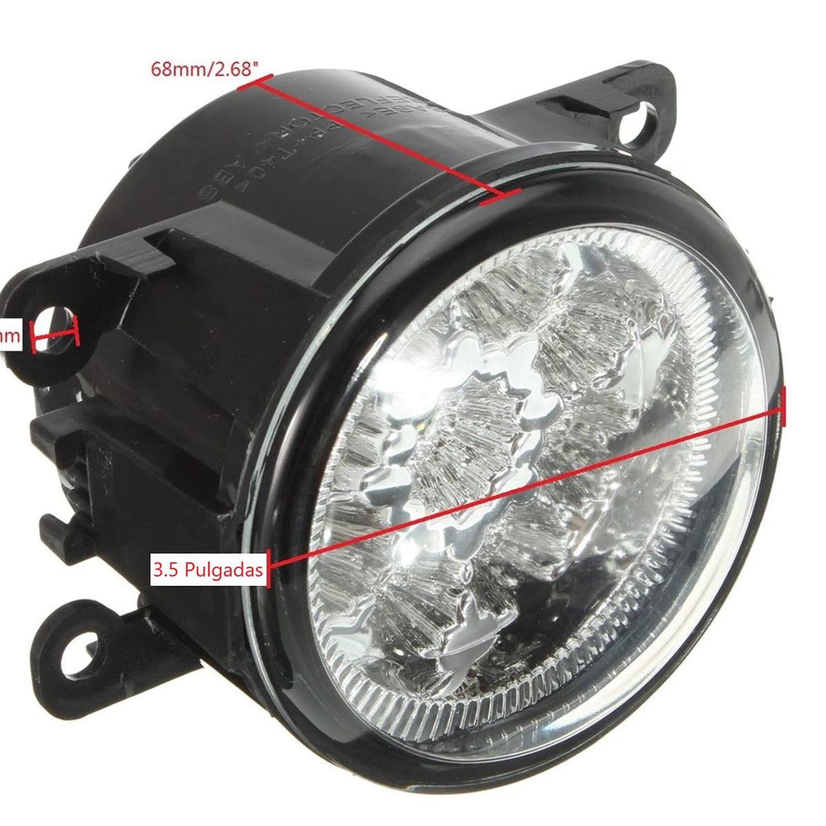 JET - Faro Neblinero Redondo Con Base H11 35Pulg +Soporte