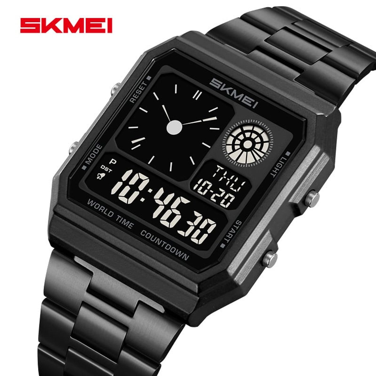 SKMEI - Reloj Skmei 2353 Negro Digital Hora Mundial