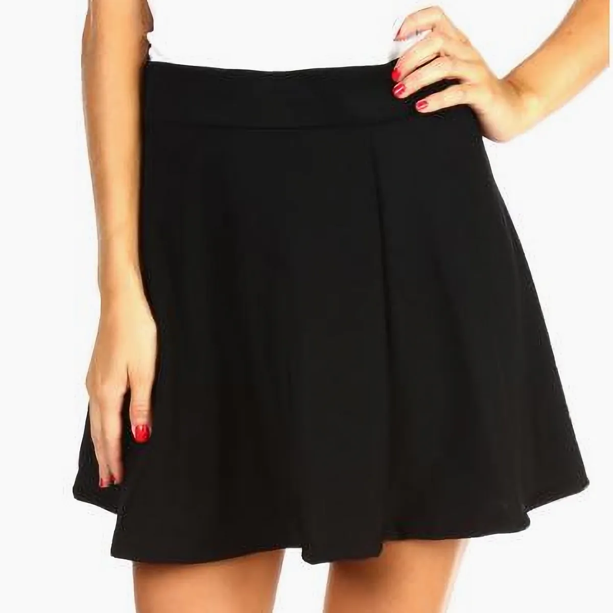 GENERICO - Nathalie love it - Falda mujer - Negro