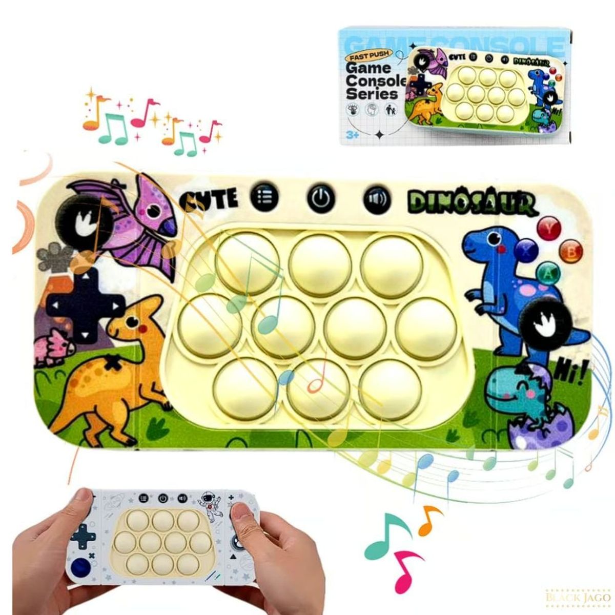 GENERICO - Pop it electronico juguete sensorial antiestres dinosaurios