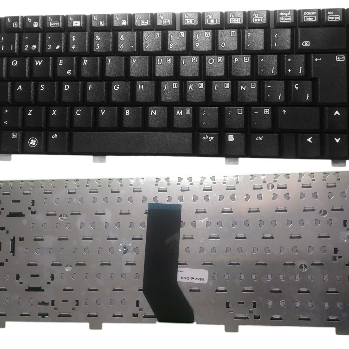 GENERICO - Teclado hp dv4 1000 Dv4-2000 Español Negro NUEVO