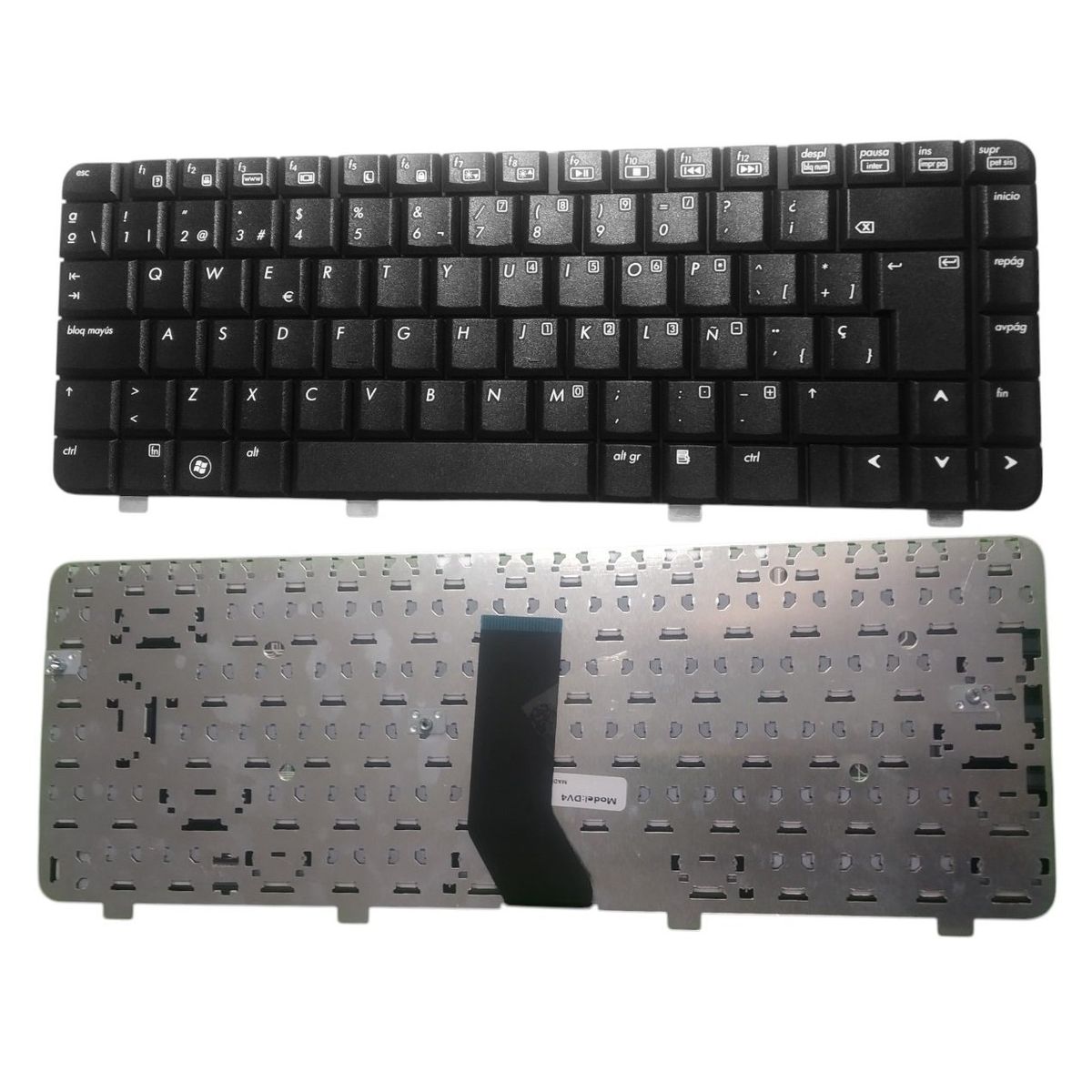 GENERICO - Teclado hp dv4 1000 Dv4-2000 Español Negro NUEVO