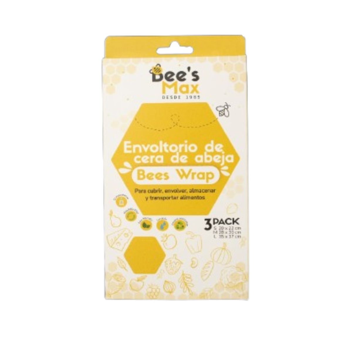 BEE'S MAX - ENVOLTORIOS PARA ALIMENTOS ECOLOGICOS DE CERA DE ABEJA