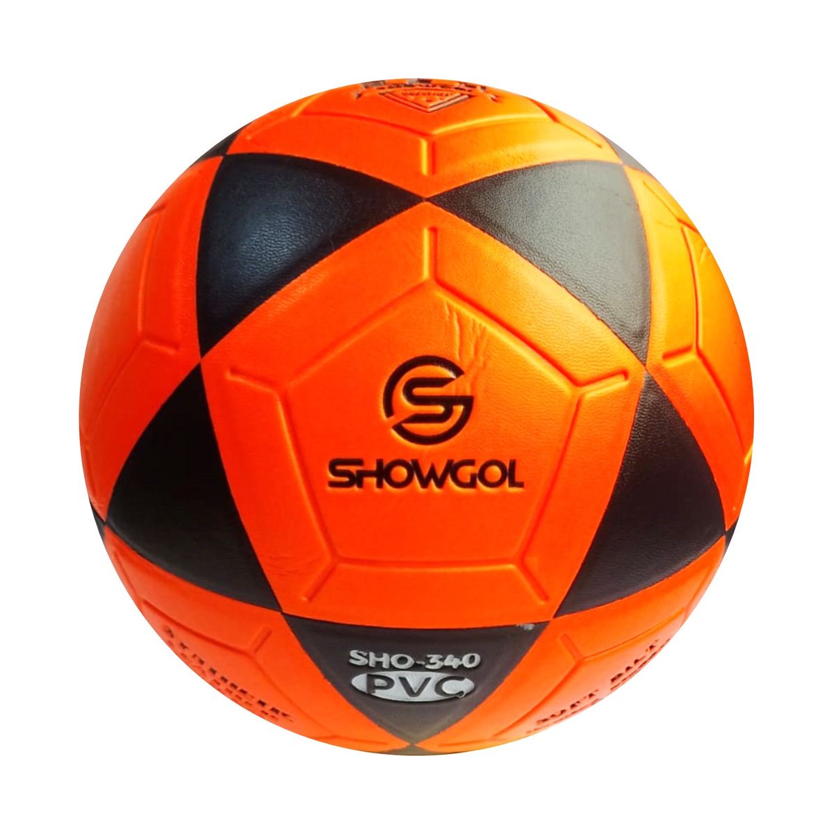 SHOWGOL - PELOTA FÚTBOL PVC VULCANIZADO TALLA 5 SHOWGOL NARANJA