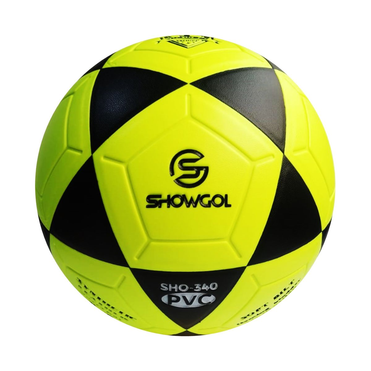 SHOWGOL - PELOTA FÚTBOL PVC VULCANIZADO TALLA 5 SHOWGOL AMARILLO