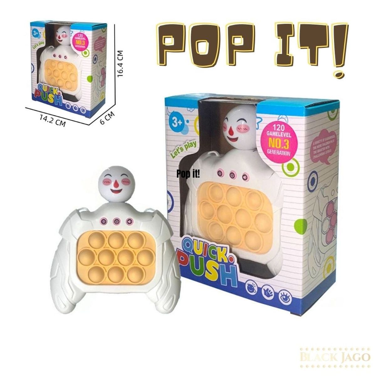 GENERICO - Pop it electronico consola juguete antiestres audio español