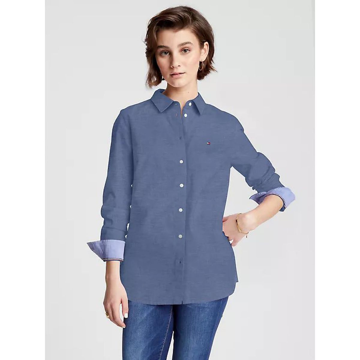 TOMMY HILFIGER - BLUSA W HERITAGE REGULAR FIT SHIRT
