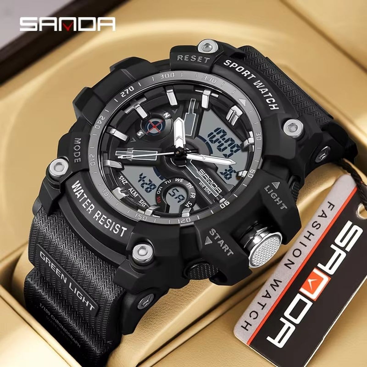 SANDA - RELOJ PARA HOMBRE MARCA SANDA 3179
