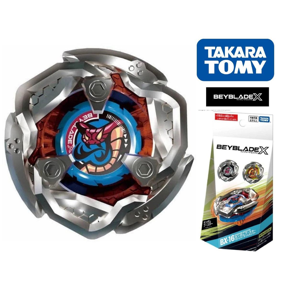 TAKARA TOMY - BEYBLADE X BX-16-01 VIPER TAIL 5-80O CONFIRMADO PREMIO