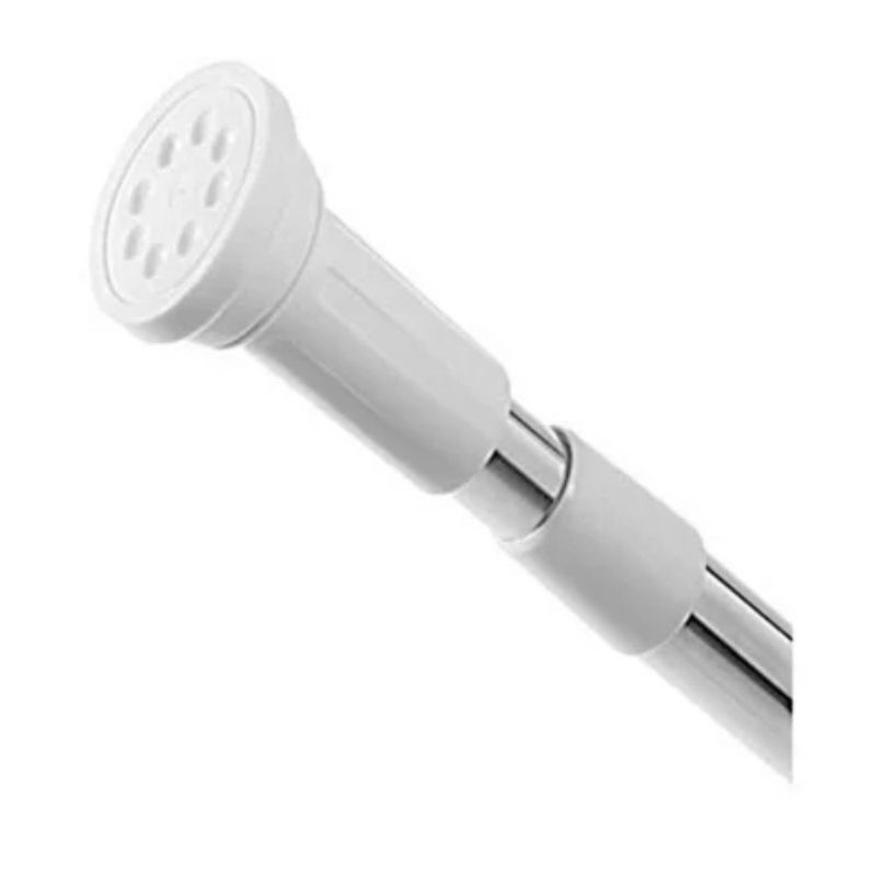 GENERICO - Barra de Cortina Extensible Para Baño 70cm - 120cm