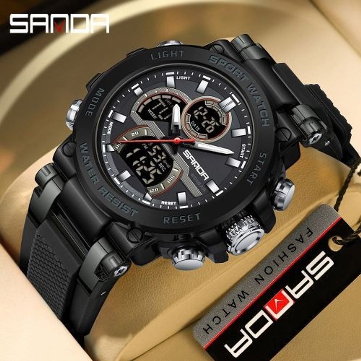 SANDA - RELOJ PARA HOMBRE MARCA SANDA 6183