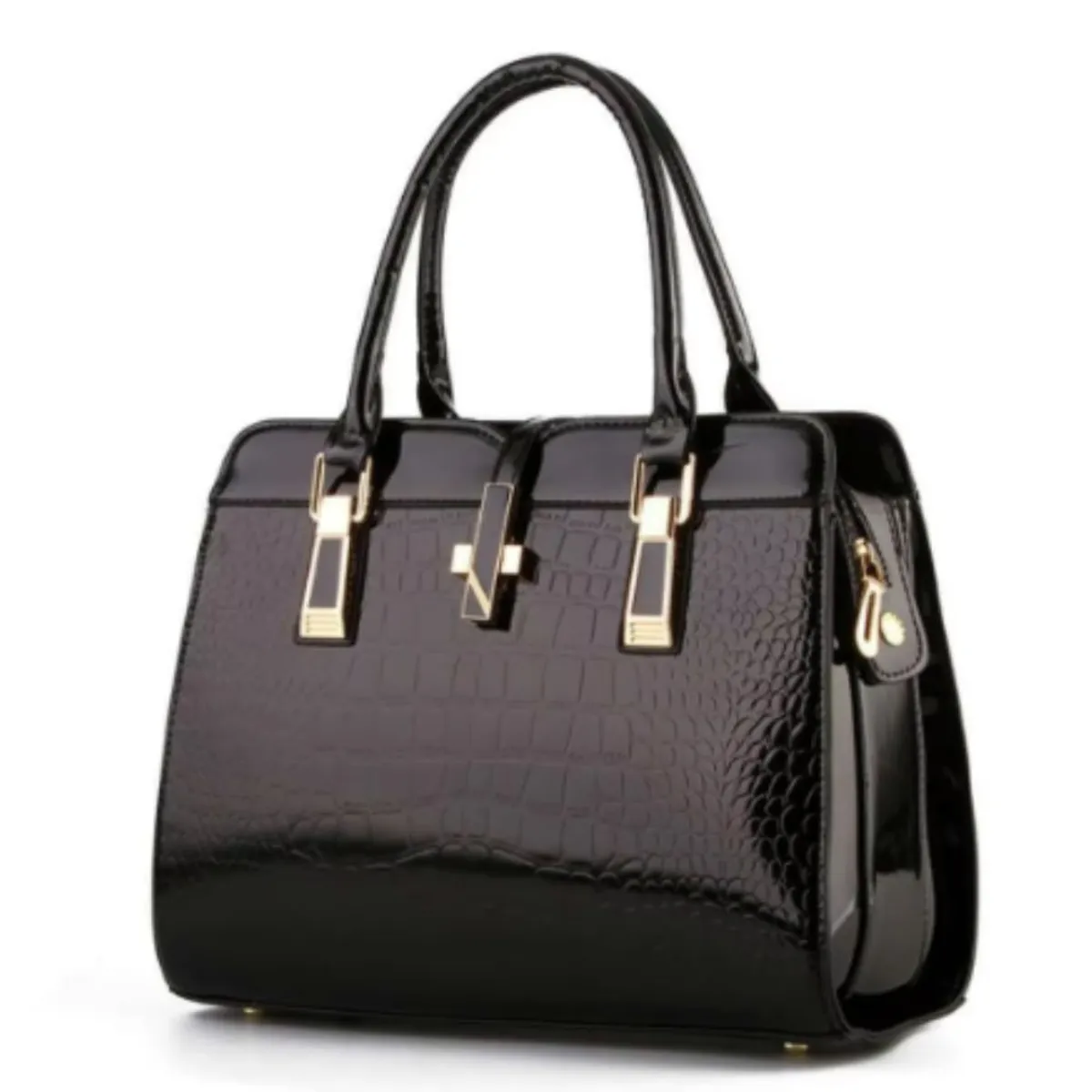 GENERICO - Cartera Ejecutiva Elegante Bandolera piel diseño cocodrilo